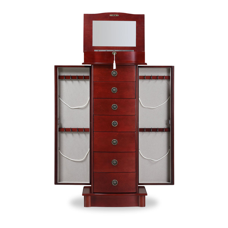 Alcott Hill® Argueta 15.5'' Wide Freestanding Jewelry Armoire with